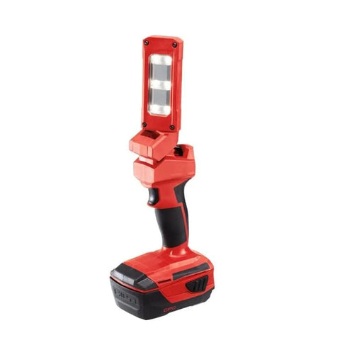 Cordless LED Flexible Head Work Light With 500 Lumens Portable Compact Lamp For On The Job Bright Battery Powered Illumination