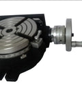 Pro Grade HV6 Rotary Table With Steel Dividing Plates Set And Tailstock Free Manual Milling Indexing Kit, rotary table view