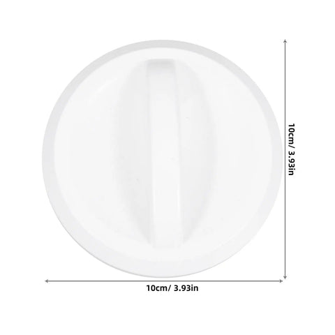 Upgrade Your Arcade Vibes With This Round Plastic Replacement Knob For Vending Machines And Party Games. Round white knob, 10cm size.