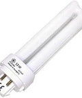 Compact fluorescent lamp from 25 Pack 13W 3500K G24q-1 Double Biax Compact Fluorescent Lamp With 900 Lumens, 12,000 Hour Life, Eco4P Base