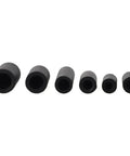 100 Piece Rubber Carburetor Vacuum Line End Cap Kit Assortment Set With 6 Different Sizes For Automotive Intake Manifold Hose Protection And Leak Repair On The Go, black rubber caps