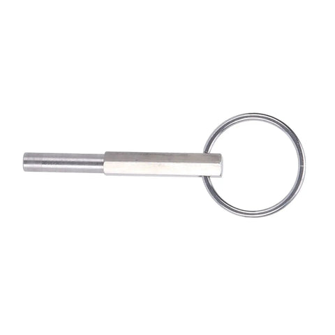 Oval Head Bit Key Stainless Steel Coffee Machine Repair Tool with Gaskets Heavy Duty Bevel Bit for Most Espresso Makers Pro Grade Replacement Kit