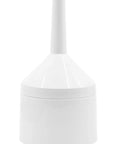 Two Part Polypropylene Buchner Funnel 8 Cm OD 125 mL Capacity Autoclavable Lab Filtration Accessory side view
