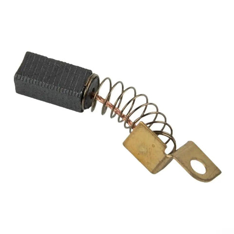 10 Pack Heavy Duty Carbon Motor Brushes For Drywall Sanders And Impact Drivers, featuring a black carbon block with spring for durable performance.