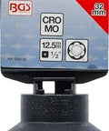 Spiral Profile Twist Socket Screw Extractor, 32mm Spanner, Chrome Molybdenum Steel, Half Inch Drive with packaging