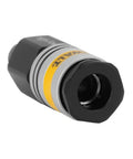 High Flow Male Coupler With 6 Ball Push Connect For Quick Release, 1/4 In MNPT Inlet, aluminum air tool connector