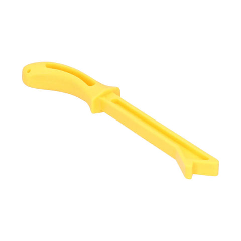 Pro Grade Kickback Guard Push Block For Table Saws Ergonomic Plastic Push Stick 2 Pack Safe Woodworking Tool in yellow