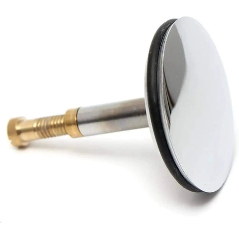 Lcarege Replacement Bathtub Stopper with brass and chrome finish, flat seal design, measures 44mm for bathroom up drain.