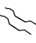 Brass 37G Side Frame Set For 1 By 18 Scale RC Car Chassis, Lightweight 2 Pieces shown with holes for easy install