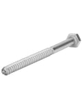 Stainless Steel Half Thread Wood Lag Screws Self Tapping For Carpentry Heavy Duty M6 X 100mm Bolts With High Hardness And Durability DIN 571 Standard Hex Head No Pre Drill Needed Perfect For Wooden Houses And Roof Components