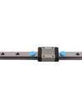 LML12B 12 Mm Linear Guide Rail And Slide Block Set With 150 Mm Rail bearing steel rail with block and blue lubrication caps for CNC motion