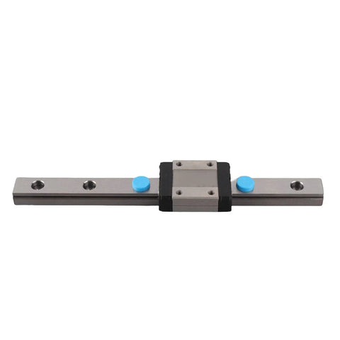 12mm Linear Rail With Block Mini Bearing Steel Slide Kit 150mm Length For Precision Motion In Automatic Equipment And Measuring Tools With Lubrication System, front view