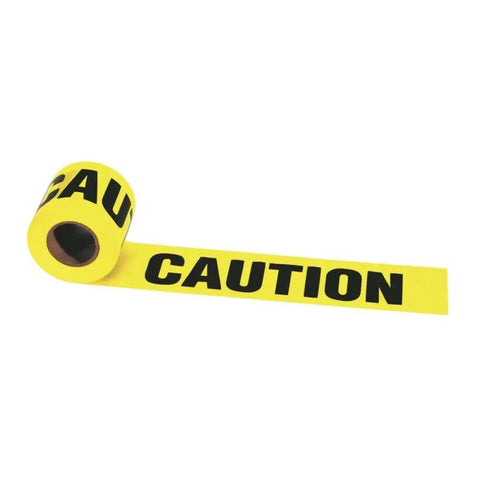 Strait Line Caution Barrier Tape Roll 3 Inch By 300 Foot Pro Grade Ideal For Construction Sites Job Safety Zones And Hazard Marking
