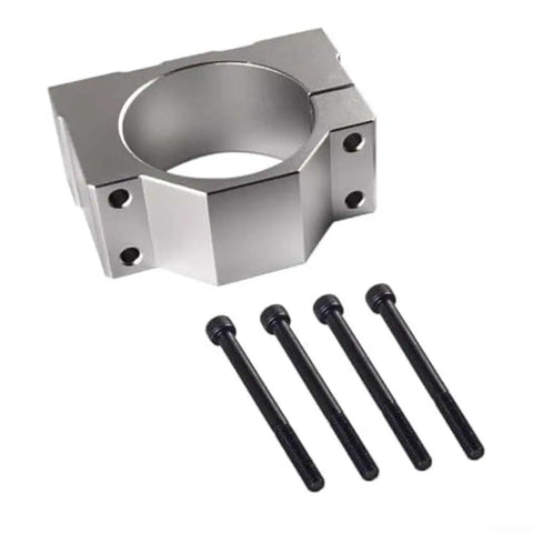 DZ65 CNC Spindle Clamp Aluminum Bracket Fixture With Four Screws for CNC milling and metalworking projects
