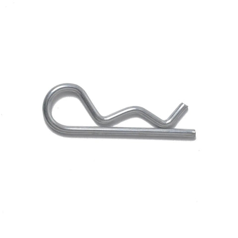Single galvanized R shape cotter pin from R Shape Cotter Pins Kit Set 300 Or 500 Pieces With Plastic Storage Box Tough As Nails Galvanized Retaining Clips For Cars Trailers Mowers And Automotive Projects