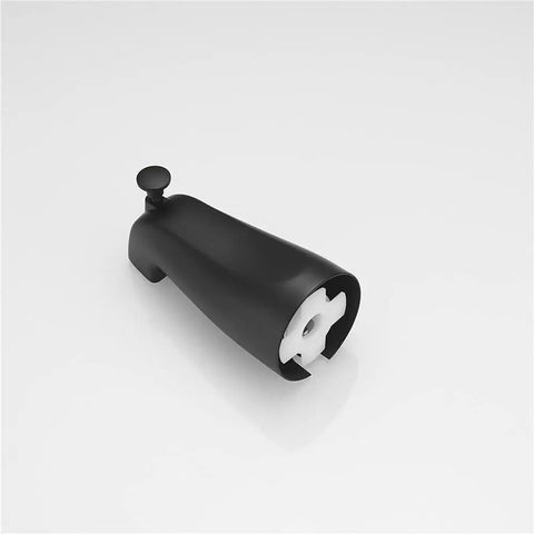 Matte Black Tub Spout With Diverter For One Half Inch Copper Pipe Heavy Duty Metal Bath Tub Spout Replacement Shower Spout