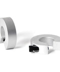 4 Pack SBR20 Linear Rail Stop Collars Aluminum Alloy Shaft Lock Rings 20mm Inner Diameter 40mm Outer Diameter 12mm Thick