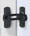 Right Angle Privacy Lock For Sliding Barn Doors And Cabinets Anti Tamper Cam Lock For Interior And Exterior Use installed on door