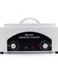 Beast Mode High Temperature Dry Heat Sterilizer Autoclave 110V 300W 1.5L Metal Tools Only Disinfection Box With Magnetic Induction Switch 50 to 220 Degree C Ideal for Small Cosmetology Tools and Dental Instruments front view