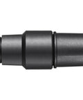 Universal Vacuum Hose Adapter For 1-1/4 Inch And 1-1/2 Inch Hoses, black, connects to 19 mm ports on sanders and jigsaws, side view