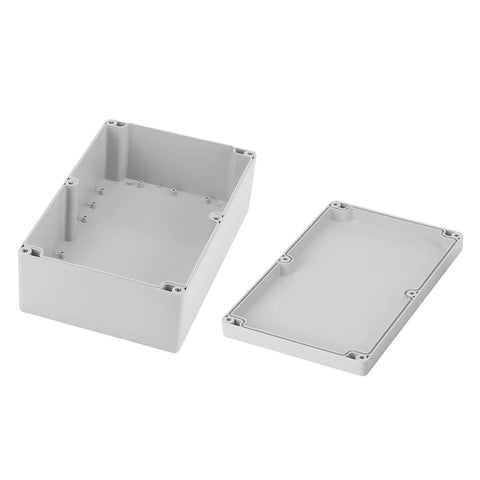 Electrical Junction Box Enclosure Made From Premium ABS Plastic For Indoor And Outdoor Control Panels And Distribution Cabinets Electronics Housing White 230x150x85mm With Screws Built Tough Project Case.