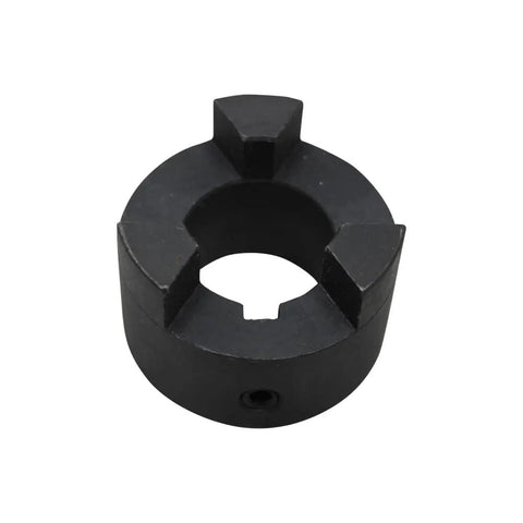 Beefy 1-1/8 Inch Bore L-Jaw Coupling Half Flexible L-095 Interchangeable With Standard L-Jaw Couplers 1/4 Inch Keyway Shaft Coupler