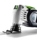 Cordless Oscillator Tool Set With VECTURO OSC 18 HPC 4.0Ah EI Set Quick Change StarlockMax System with blade attachment