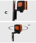 50 Feet Self Leveling Laser Level With Horizontal And Vertical Cross Line Quick Pendulum Leveling System on magnetic mount