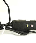 Badass Sectional Drain Cleaner Half Horsepower Motor control switch and power cord for easy operation during drain cleaning.