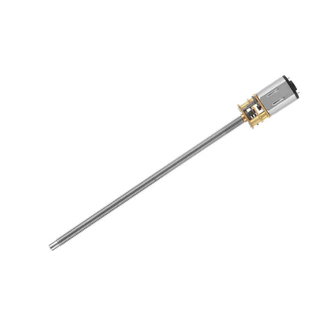 Built Tight And Runs Smooth N20 Linear Actuator Plus DC Reduction Gear Motor 6V Or 12V Compatible with a 100mm M4 threaded shaft.