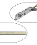Double‑Hook Digital Depth Gauge Waterproof Stainless Steel Electronic Vernier Caliper with large LCD screen and measuring head
