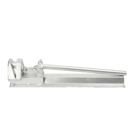 Heavy Duty Roof Panel Ridge Cover Cutter With Forged High Carbon Steel Blades, ergonomic handle, silver color, side view