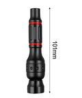 Heavy Duty 6.35mm Aluminum Screwdriver Handle With Magnetic Bit Holder Bar For Hex And Torx Screws, Non-Slip Grip Fits Standard Bits, Solid Build For Home Reno Pro Jobs, 20 Piece Kit Included, 101mm black handle