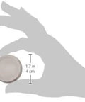 Hand holding Rotary Dimmer Replacement Knob RK-WH White For Easy On Off Dial Adjustment, showing size 1.7 inches