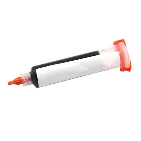 Black Solder Mask Insulation For PCB Circuit Boards Dope Protective Coat syringe for DIY electronics prototyping and repair