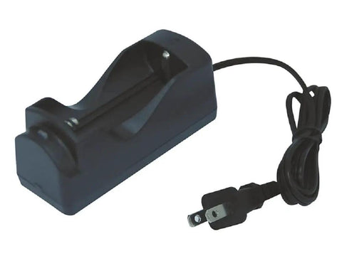 Black battery charger for Tech Dive Light With 3800 Lumens And 10 Degree Narrow Beam For Precision Work Four Power Settings