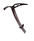 Falk Ice Axe With Chromoly Steel Head, Anodized Aluminum Shaft, Dual Textured Grip, Pick And Adze, Protectors Included, Steel Grey 45cm
