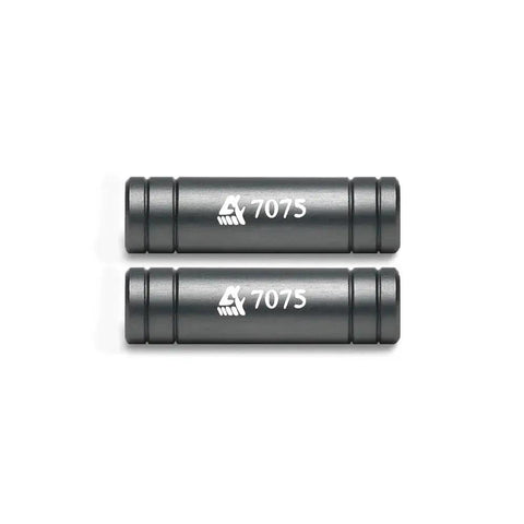 Hardcore 7075 Aluminum M3 Standoffs And Spacers For FPV Racing Drones 10 Piece Set showing 7075 aluminum rods designed for durability.