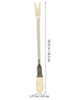 Stainless Steel Bonsai Rake And Tweezers Set For Potted Plants Pro Grade Gardening Tools For Loosening Soil And Shaping Bonsai, 10.3 in