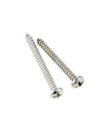 Small Philips Pan Head Self Tapping Screws 100 Pack M1.7 X 8Mm 304 Stainless Steel Hardware in two sizes side by side