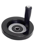 Heavy Duty Handwheel For Lathe And Milling Machines With Revolving Handle, Rear Ripple Style, Keyway Type, 1Pc, Pro Grade Precision Control.