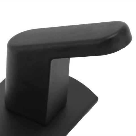 Top view of a sleek bracket of the Straight Up Solid Wall Mounted Coat Rack Forged From Premium Space Aluminum Alloy.