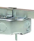 Saf-T-Brace Ceiling Fan Mounting Kit With 3 Teeth Twist And Lock Silver Heavy Duty Support Up To 150 Lbs On 16 In Centers