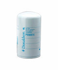 Spin On Secondary Fuel Filter Replacement for Pro Grade Engine Protection, white cylindrical filter with product code P556916