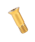 2 Pack Titanium Rear Derailleur Jockey Wheel Bolts M5 X 14.5mm Gold Color Ultra Durable Anti Corrosion Titanium Alloy Pro Grade