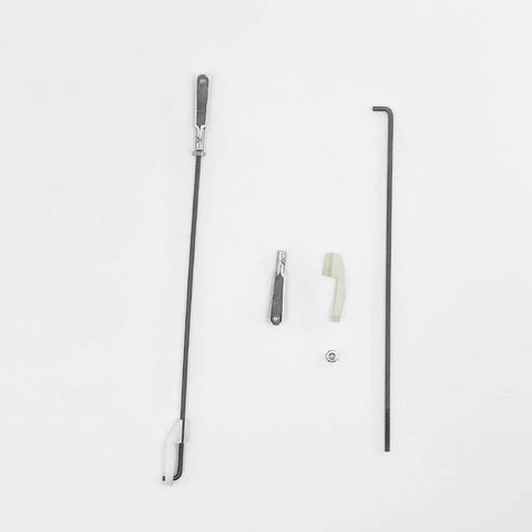 Metal Clevis Kit For RC Airplanes With Connecting Rod Pushrod And Swing Keeper, DIY Fixed Wing Parts Set For Model Planes