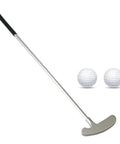 Two Way Indoor Outdoor Golf Putter Set For Men And Kids Right Or Left Handed With Durable Aluminum Shaft And 2 Plastic Practice Balls For Any Putting Green Mat At Home Or Office.