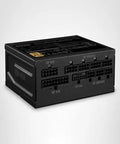 Rear view of V850 SFX Gold 850W Fully Modular ITX Power Supply for Small Form Factor Builds, 80 Plus Gold Certified, modular ports visible