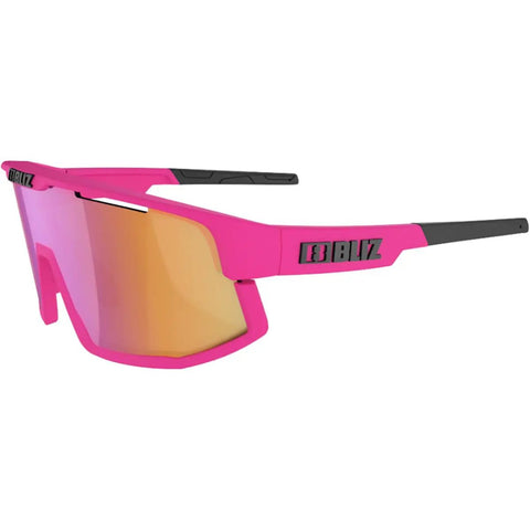 Vision Sunglasses With Dope Customizable Look And Vision Tech, Matte Pink Purple Multi Frame, 60mm Wide, UV Protection, Scratch Resistant Lenses