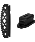 KSG KS7 Recoil Pad and Grip Storage Plug for Kel-Tec KS7, shown side by side, featuring custom molded design